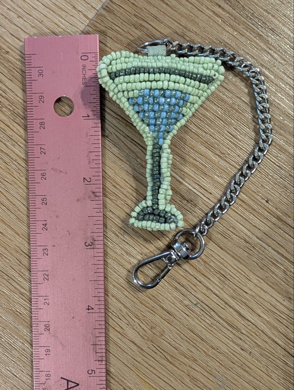 sold**Handmade 3D Beaded Bag Charm 1pc - Picture 8 of 16
